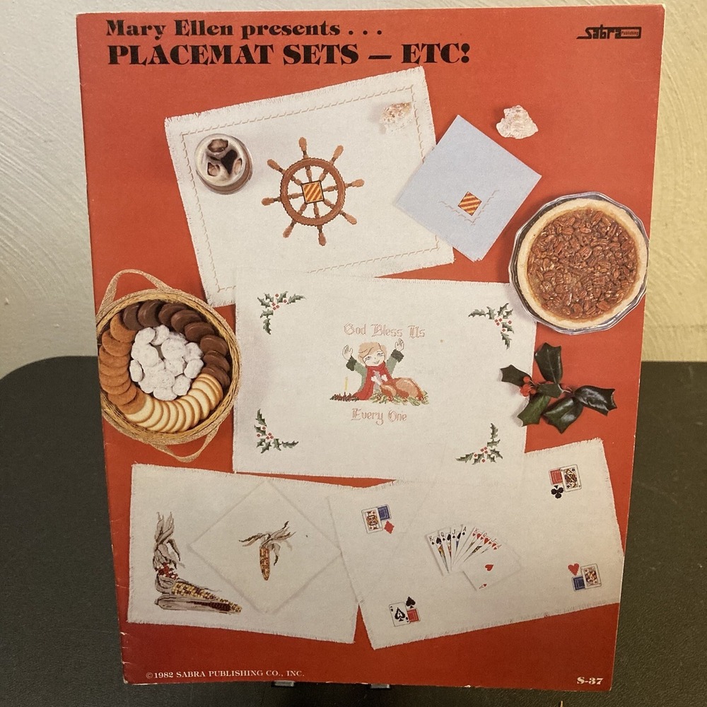 Mary Ellen presents Placemat Sets - Etc! Cross Stitch | Sabra Publishing #S-37